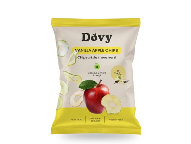 Dovy Cipsuri de mere cu aromă de vanilia - final